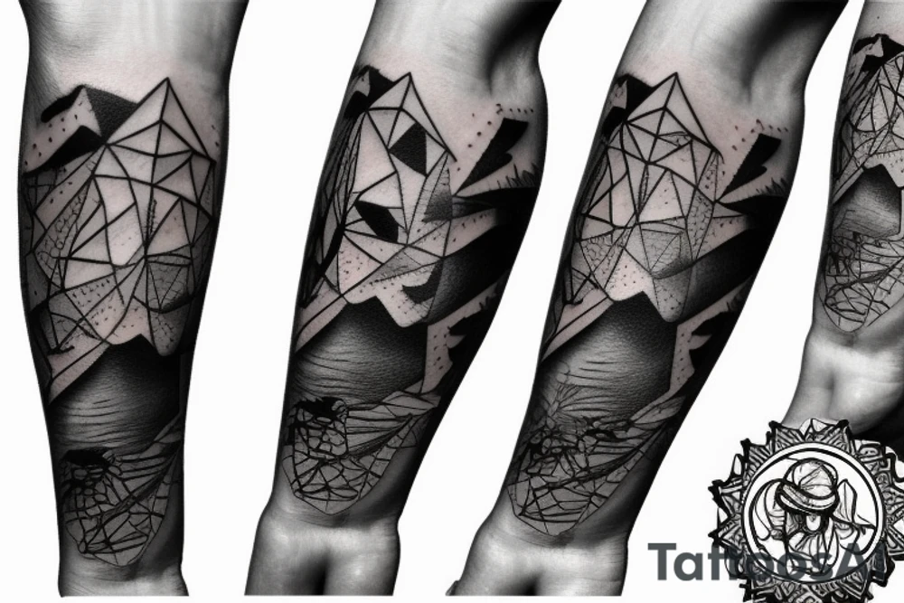 hiking tattoo idea