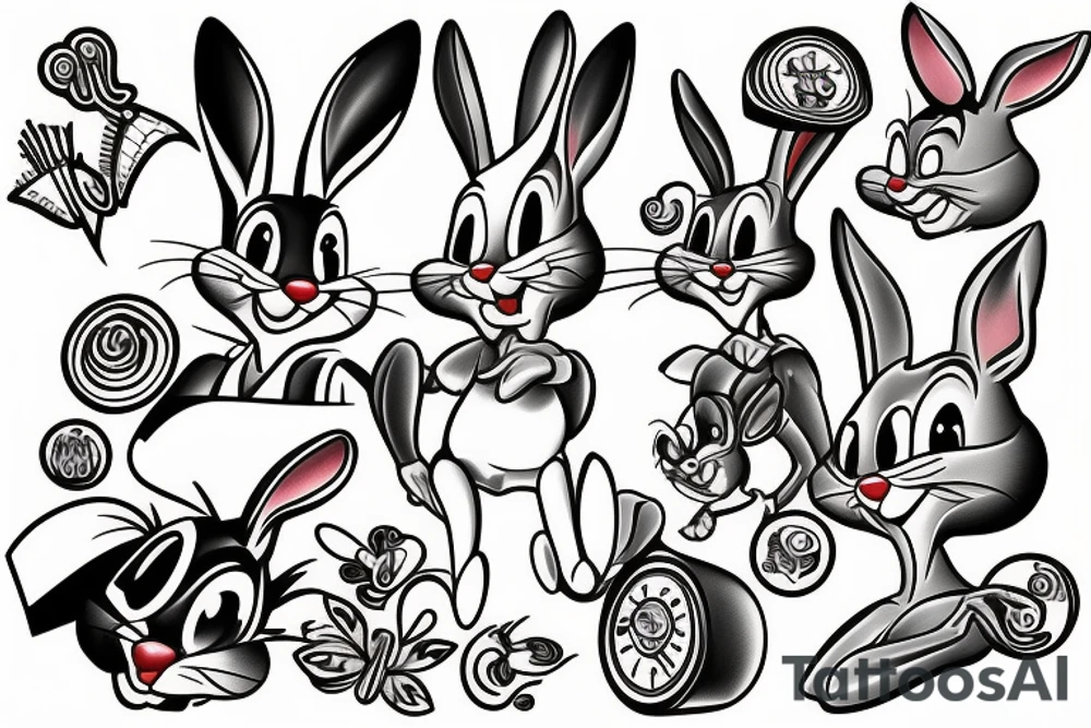 Bugs Bunny tattoo idea