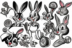Bugs Bunny tattoo idea