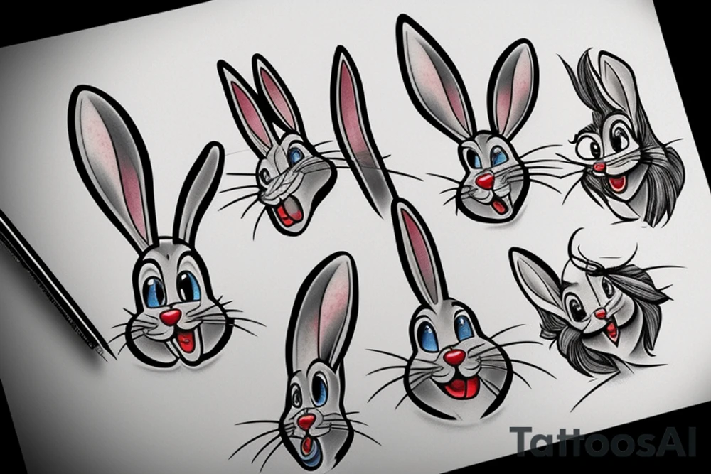 Bugs Bunny tattoo idea