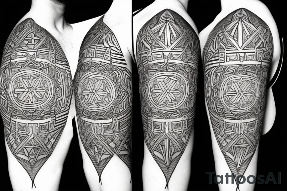 sacred geometry tattoo idea