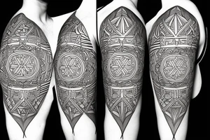 sacred geometry tattoo idea