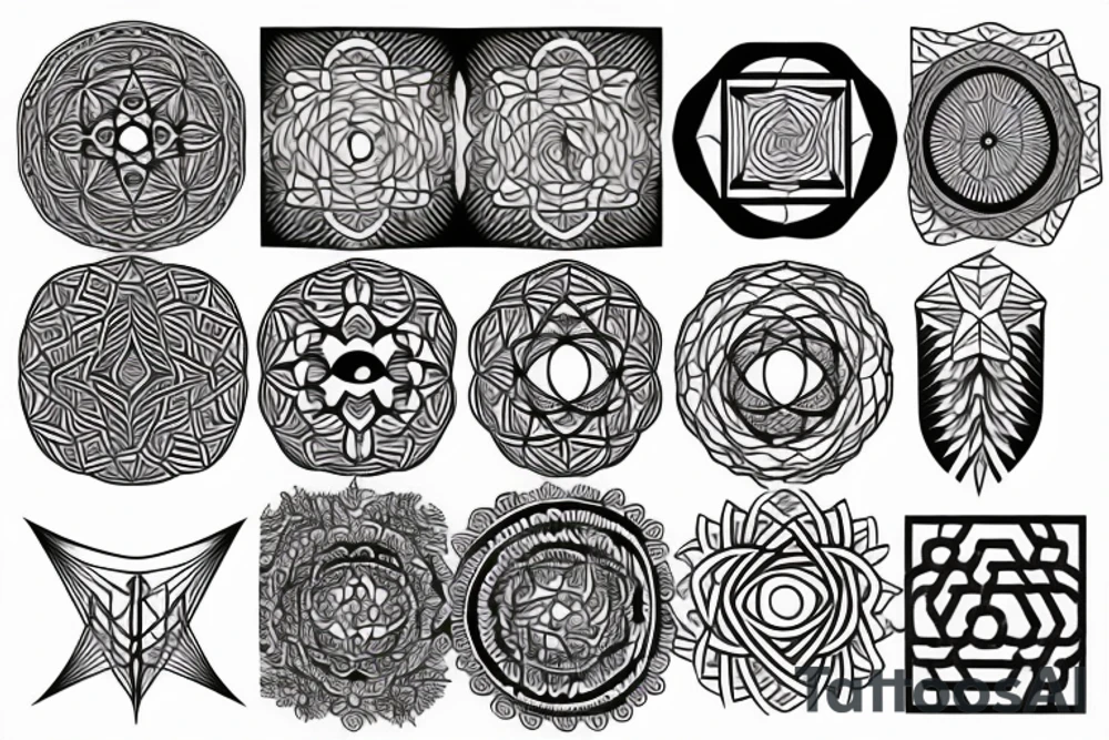 sacred geometry tattoo idea
