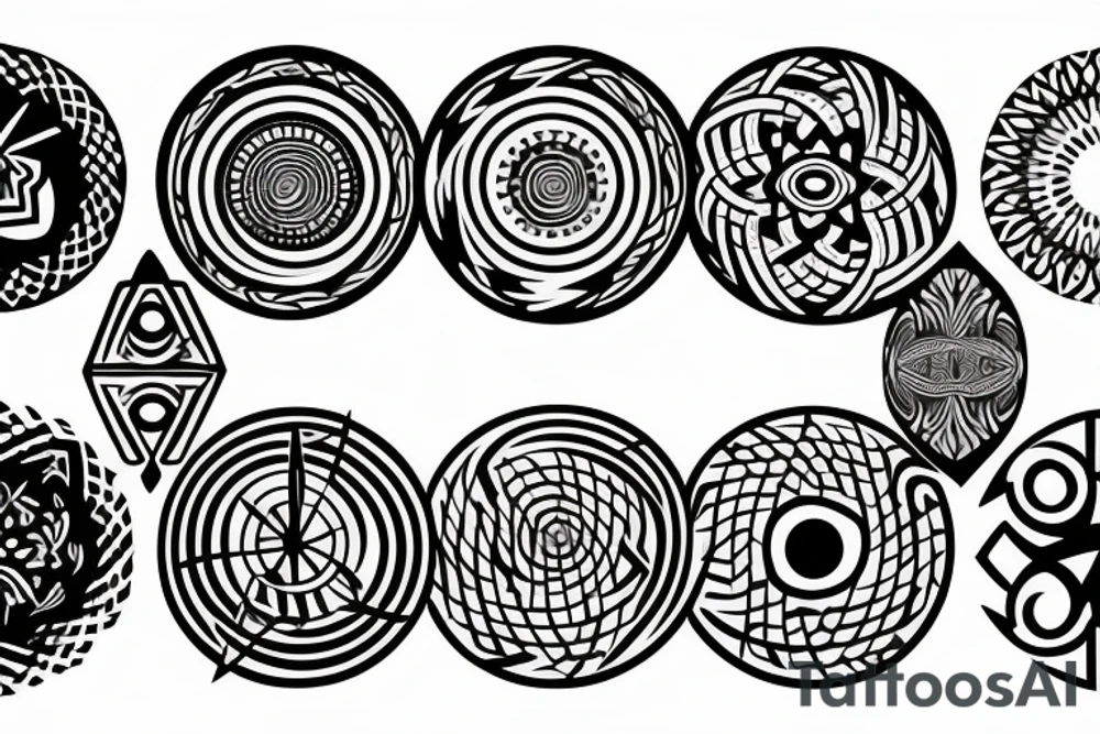 circle of life tattoo idea