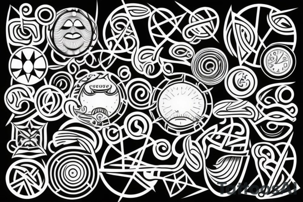 circle of life tattoo idea