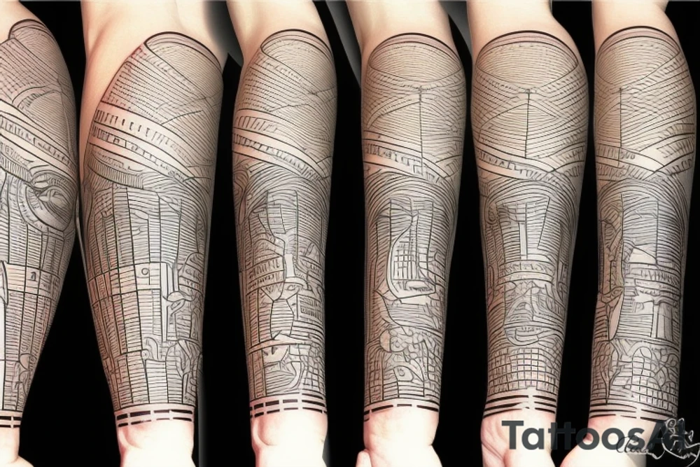 Marine vessel tattoo idea