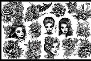 Hot model tattoo idea