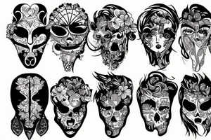 Hot model tattoo idea