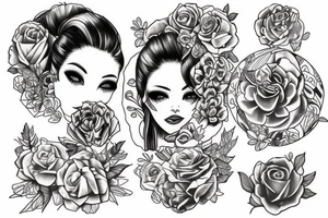 Girl on girl tats tattoo idea
