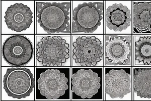 Moon and mandala tattoo idea