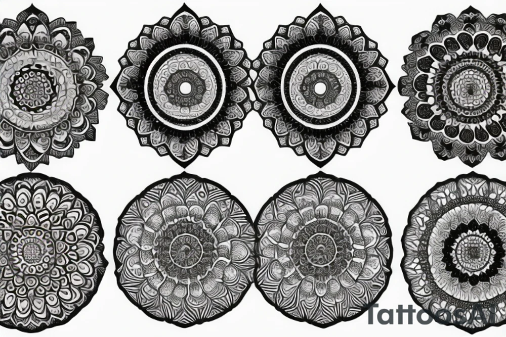 Spiritual mandala tattoo idea