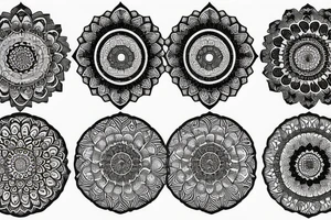 Spiritual mandala tattoo idea