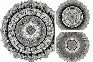 Spiritual mandala tattoo idea