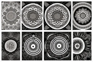 Spiritual mandala tattoo idea