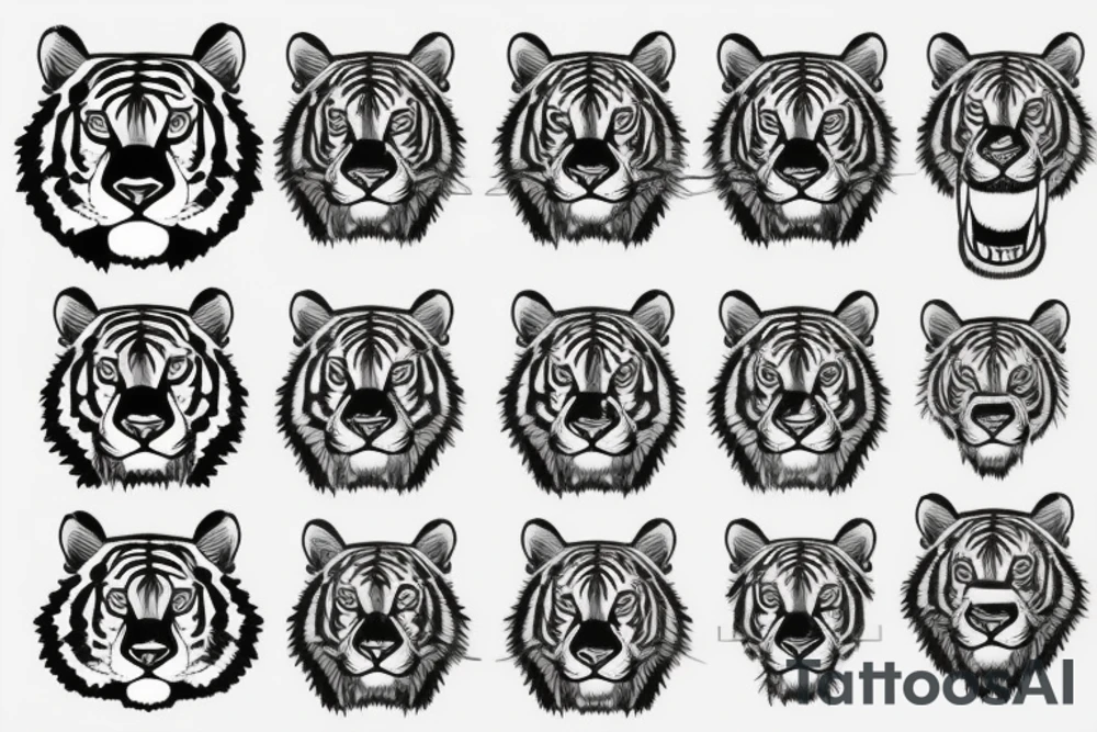 Tiger tattoo idea