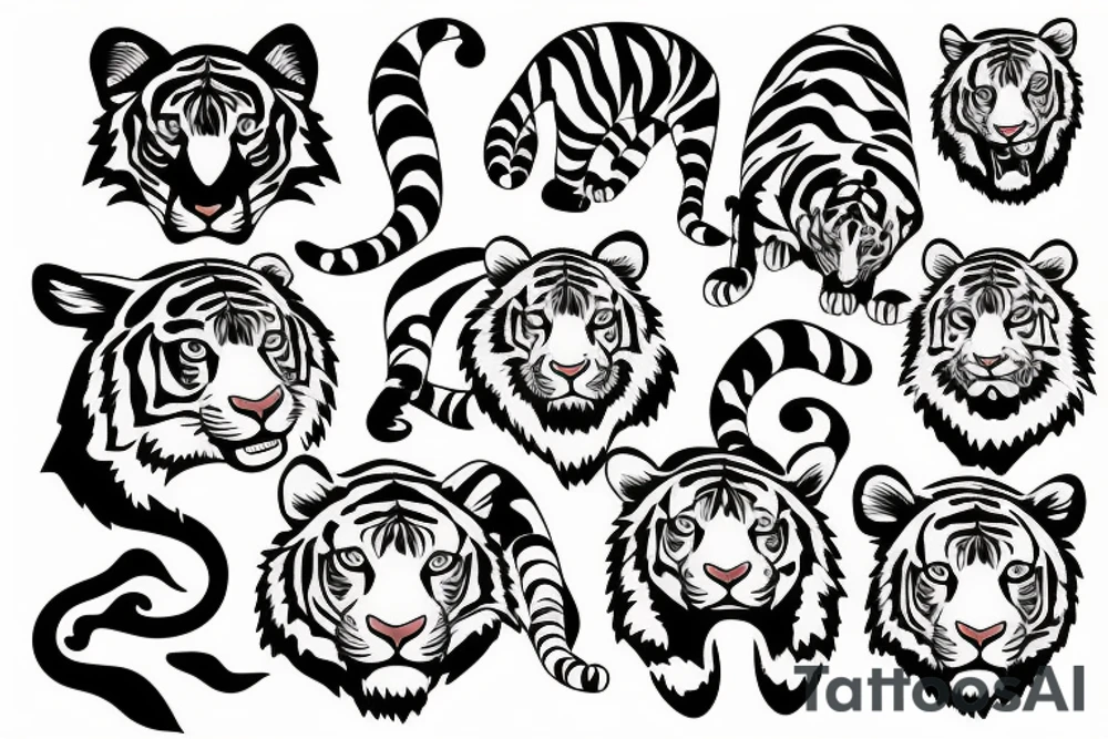 Tiger tattoo idea