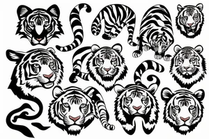 Tiger tattoo idea