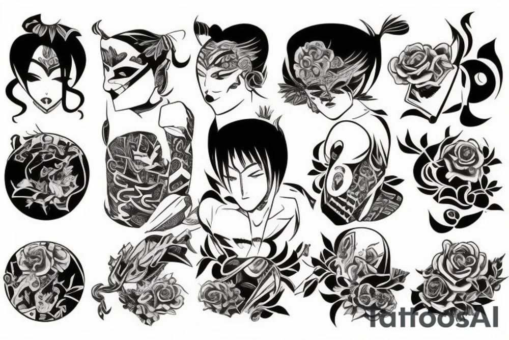 Chest cover tattoo idea