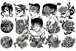 Chest cover tattoo idea