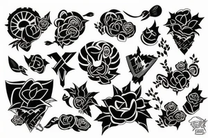 Chest cover tattoo idea