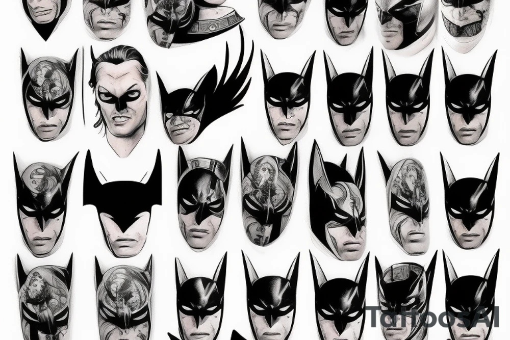 batman on a horse tattoo idea