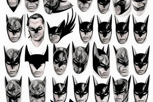 batman on a horse tattoo idea