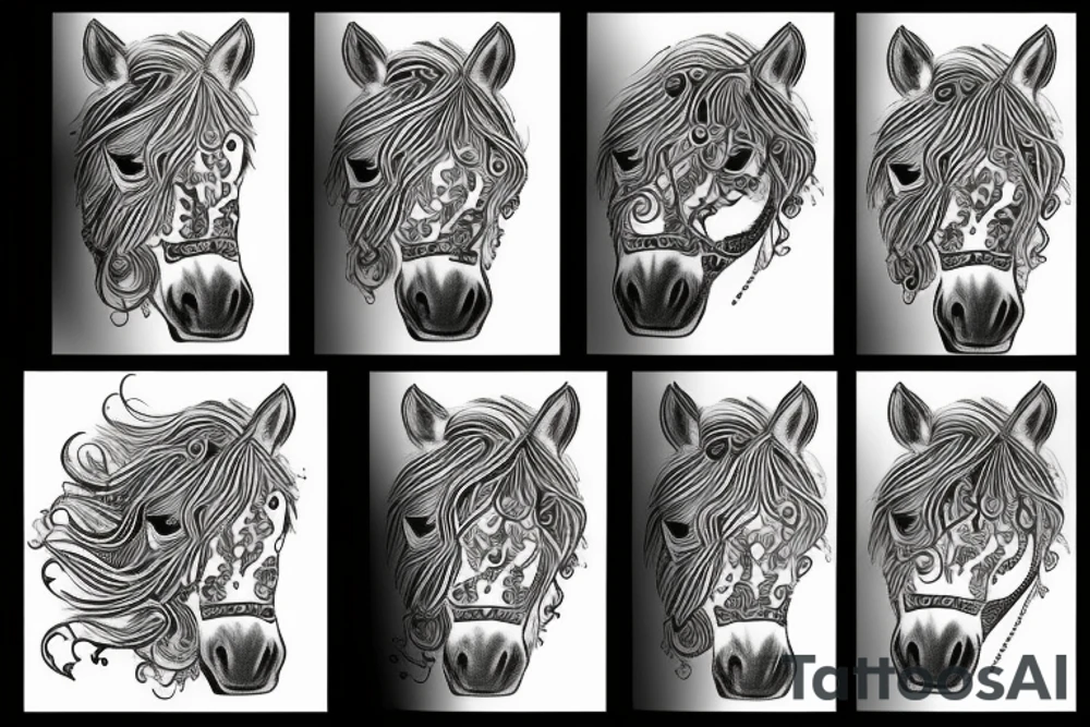paint-aloosa horse tattoo idea