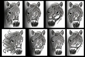 paint-aloosa horse tattoo idea