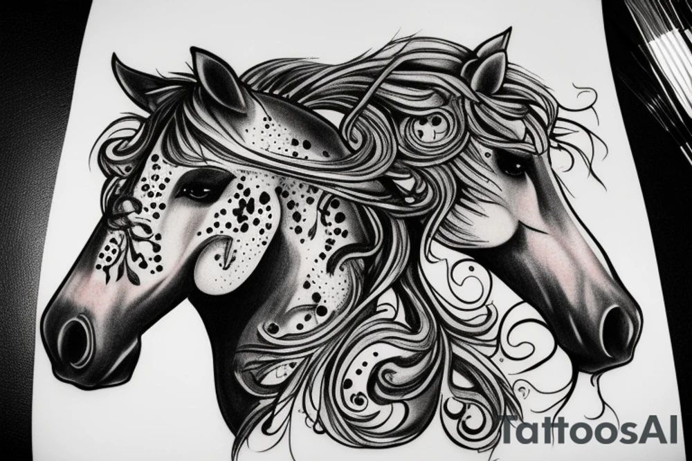 paint-aloosa horse tattoo idea