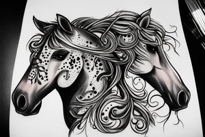 paint-aloosa horse tattoo idea
