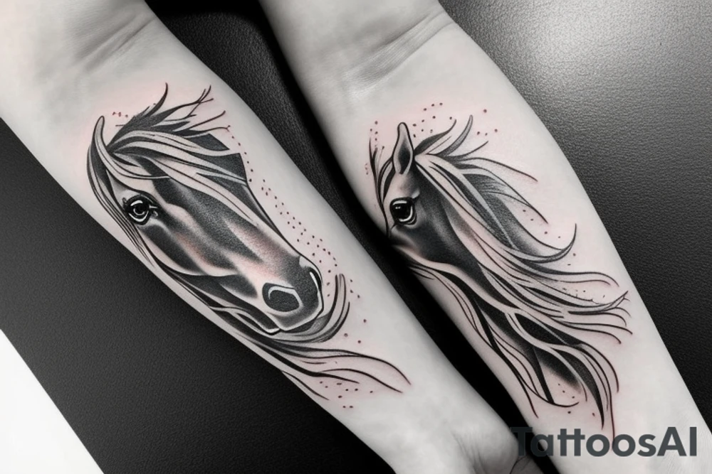 paint-aloosa horse tattoo idea