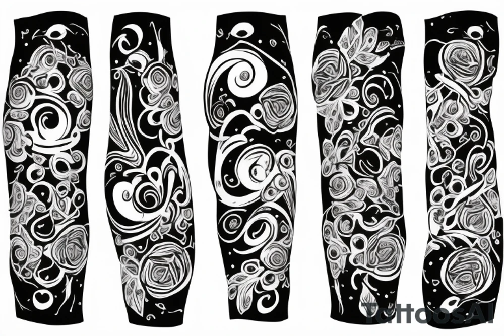 Etno Ukraine, on female tattoo idea