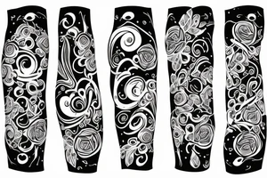 Etno Ukraine, on female tattoo idea