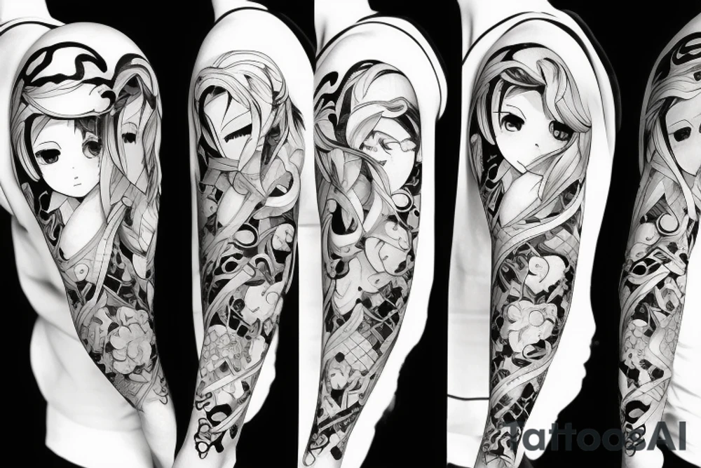 Anime Heart tattoo idea