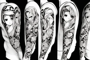 Anime Heart tattoo idea
