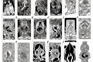 Tarot card tattoo idea