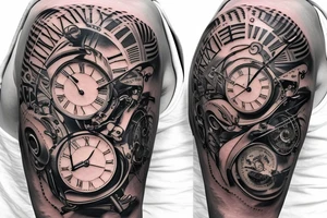 Clock 
aero bike
bike chain
map tattoo idea
