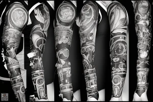 Clock 
aero bike
bike chain
map tattoo idea