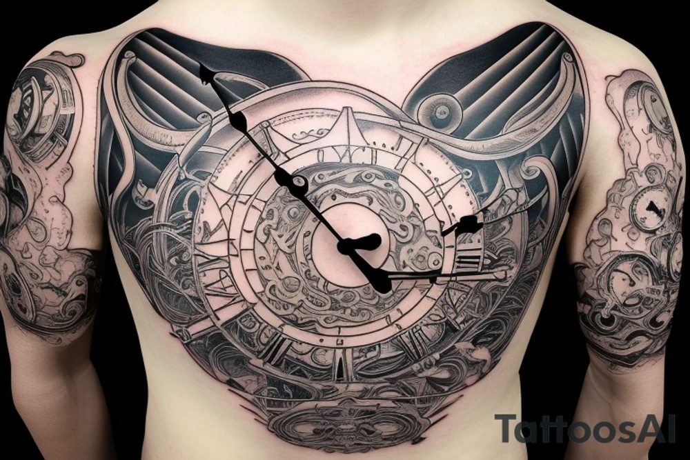 Clock 
aero bike
bike chain
map tattoo idea