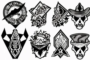 forearm ideas. mountains and cowboys tattoo idea