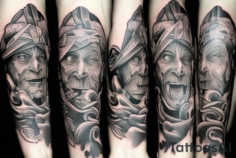 forearm ideas. cowboy tattoo idea