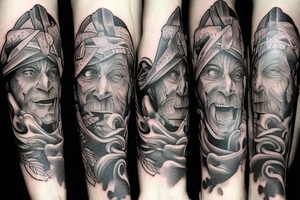 forearm ideas. cowboy tattoo idea