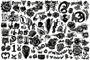 Number 8 tattoo idea