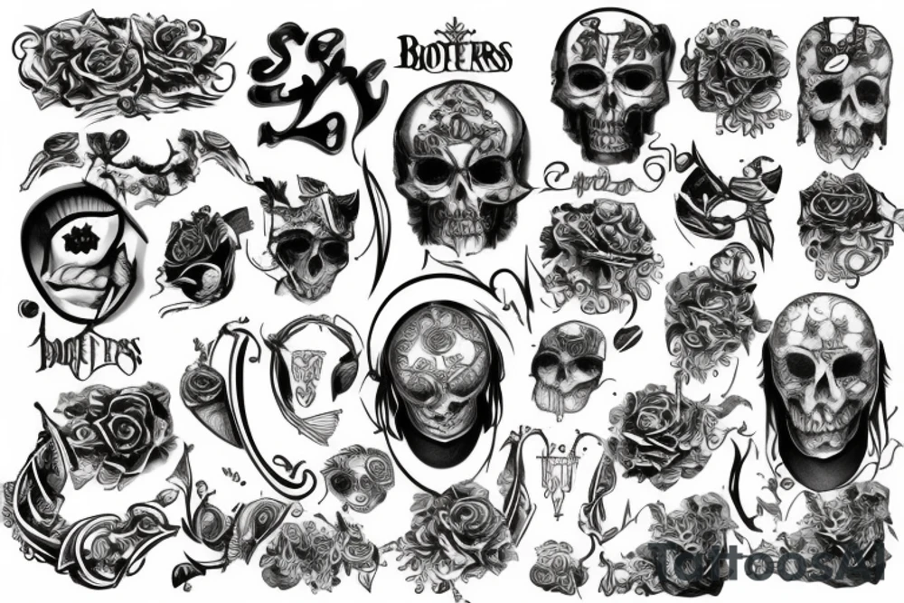 8 brothers tattoo idea
