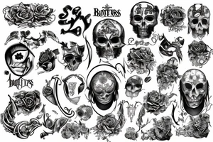 8 brothers tattoo idea