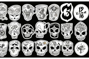 Number eight tattoo idea