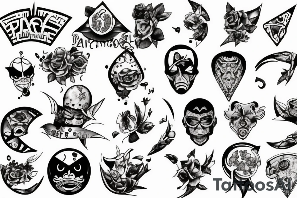 Number eight tattoo idea