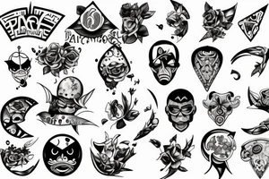 Number eight tattoo idea