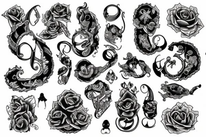 Number eight tattoo idea