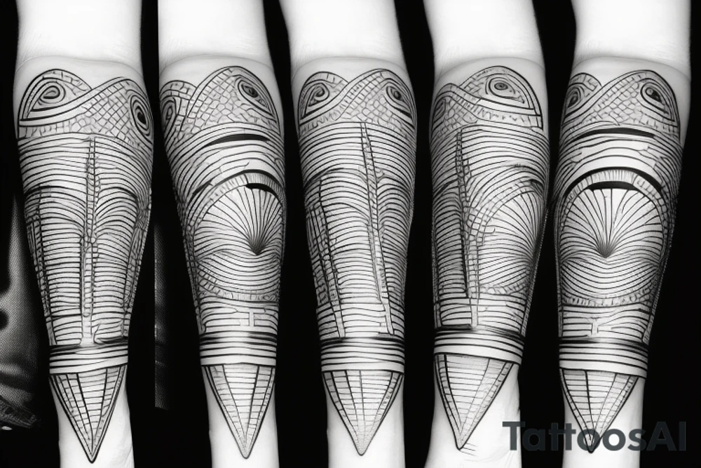 Beach rackets tattoo idea